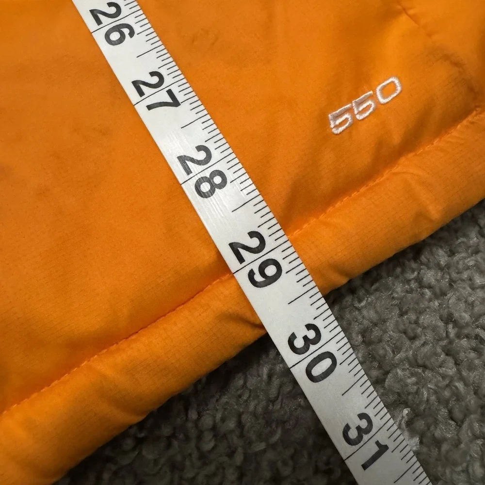 The North Face Men's 550 Orange & Black XL Puffer Vest